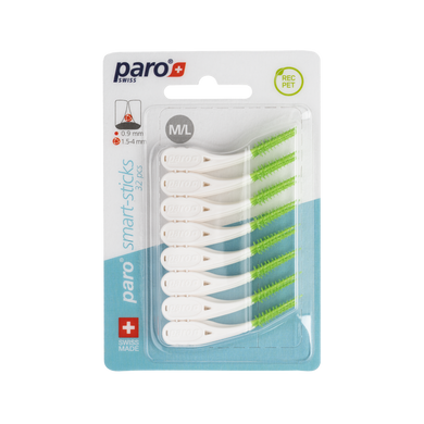 Paro® Smart-Sticks M/L, Light Green, ø 1.5/3.8 mm, 32 pcs