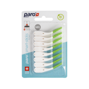 Paro® Smart-Sticks M/L, Light Green, ø 1.5/3.8 mm, 32 pcs