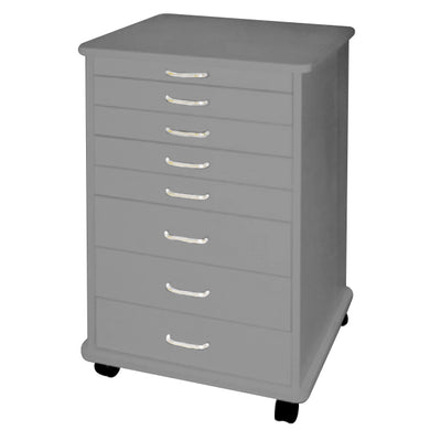 TPC Doctor’s Mobile Cabinet - Grey. Dimensions: 21.5