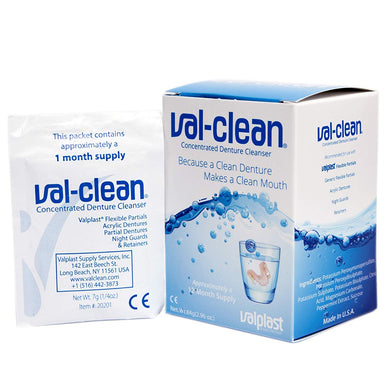 Val-Clean Concentrated Denture cleaner val plast