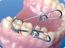 Dental Saddle Contoured Metal Matrices Matrix 18 pcs with Springclip