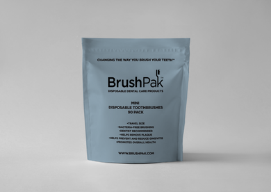 BrushPak™ Brand Mini-Disposable Toothbrushes (90 Pack)
