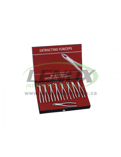 Extracting Forceps Set of 10 Pieces