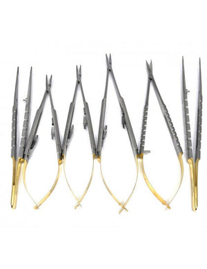 Micro Surgery Needle Holders-Scissors-Forceps Set STR
