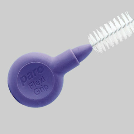 Flexi Grip Paro Flexi Grip, X-Large Course, Violet, Cylindrical, 8.0 mm Interdental Brushes - #1077