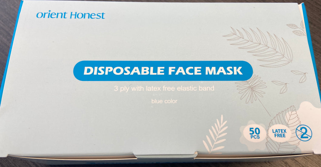 3Ply face mask 50pc a box!