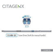 Mini Driver Shaft, 1 driver/Sachet 113-MN-101