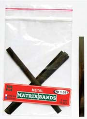 TOR VM Dental Rectangular Metal Matrix Bands 7 mm Wide 12pcs – Professional Matrix System & Restorative Tool