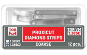 TOR VM Dental Proxicut Diamond Strips (coarse, for holder 1.369) 12pcs – Professional Matrix System & Restorative Tool