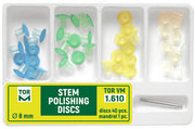 TOR VM Dental Stem Polishing Discs Kit 40pcs – Professional Matrix System & Restorative Tool