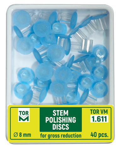 TOR VM Dental Stem Discs for Gross Reduction Coarse 40pcs – Professional Matrix System & Restorative Tool