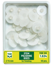 TOR VM Dental Stem Discs for Polishing Superfine 40pcs – Professional Matrix System & Restorative Tool