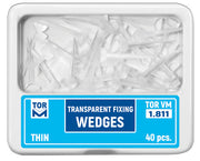 TOR VM Dental Fixing Transparent Plastic Wedges – Professional Matrix System & Restorative Tool