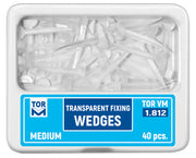 TOR VM Dental Fixing Transparent Plastic Wedges – Professional Matrix System & Restorative Tool