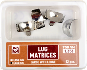 TOR VM Dental Lug Matrices Large with Ledge 12pcs – Professional Matrix System & Restorative Tool