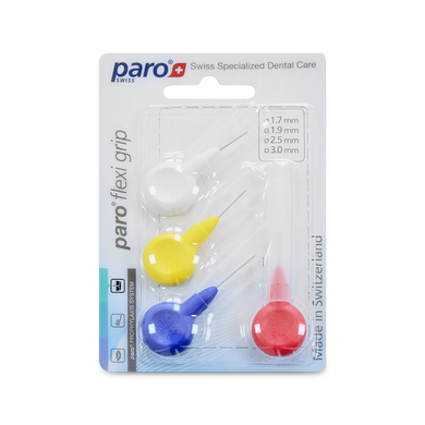 1070, paro® interdental flexi grip, sample pack, 4 diff. size