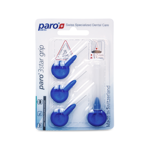 1093 paro® 3star grip – x-fi ne, blue, triangular, 4 pcs.