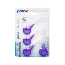 1095 paro® 3star grip – coarse, violet, triangular, 4 pcs.