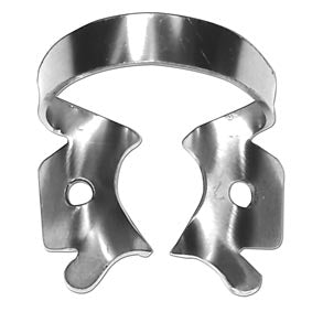 TOR VM Dental Clamp 14A (with "Jaws" Curved Along The Plane In The form of A Funnel, for Molars with A Strongly Destroyed Crown Part Or with A Completely Destroyed Mesial Wall) – Professional Matrix System & Restorative Tool