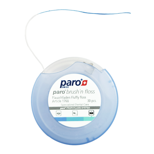 Paro Classic-Floss, 50 m, waxed, mint flavor.