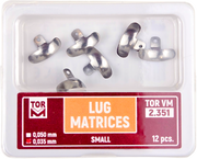 TOR VM Dental Lug Matrices Small 12pcs – Professional Matrix System & Restorative Tool