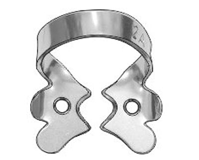 TOR VM Dental Clamp 2A (Winged Clamp with Flat Horizontal "Jaws", for Large Premolars) – Professional Matrix System & Restorative Tool