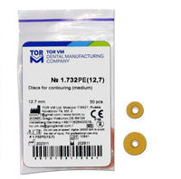 TOR VM Dental Polishing Discs for Contouring Gold Ocher series, 50pcs – Professional Matrix System & Restorative Tool