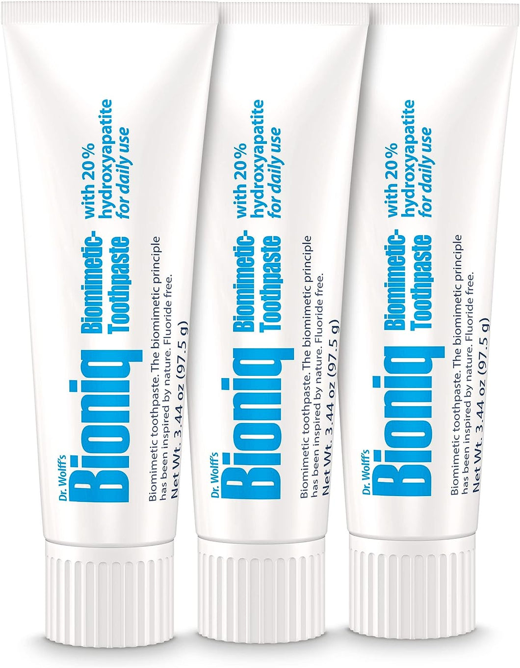 Bioniq Classic Biomimetic Toothpaste - 20% Hydroxyapatite, Ideal for Daily Use - 3.44 Ounce