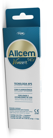 Allcem Veneer APS Shade E-Bleach M, 2.5g Syringe with 5 Applicator Tips