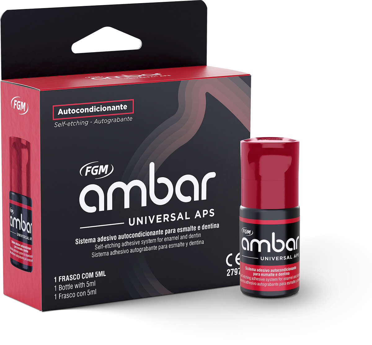 Ambar Universal APS Adhesive, 5ml Bottle. Self-Etching Light-Cure Universal