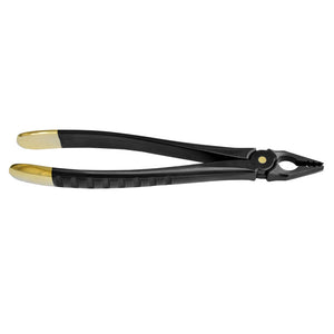 Deep Gripping Atraumatic Extraction Forceps, Upper Anterior, BLACK &amp; GOLD Series