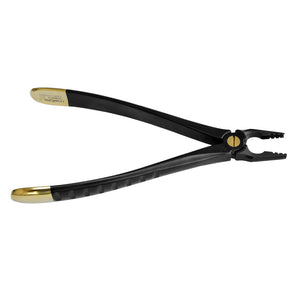 Deep Gripping Atraumatic Extraction Forceps, Upper Anterior, BLACK &amp; GOLD Series