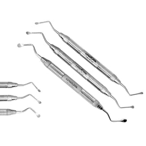 Lucas Bone Curettes Set Of 3  Serrated