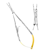Micro Needle Holder Cutting Edge, Thumb-Lock, STR 18cm
