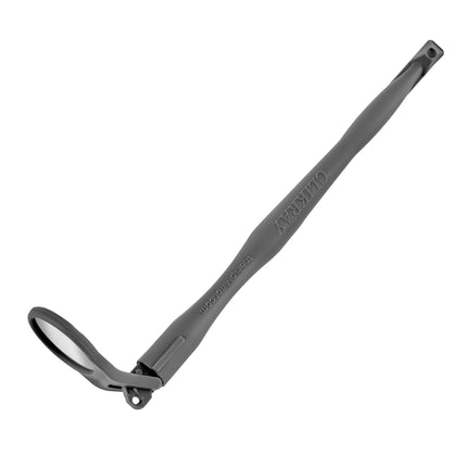 The Flip Mirror, Dual-Position Autoclavable Dental Mirror with Fracture Checker and mm Ruler