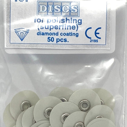 TOR VM Dental ARCHIVED Superfine Diamond Coating: Discs for Polishing , 50pcs – Professional Matrix System & Restorative Tool