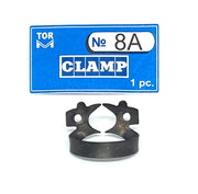 TOR VM Dental Clamp 8 (Winged Clamp with Rigid Angular "Jaws", for Large Molars (Festooned Jaws for Molars' Roots) – Professional Matrix System & Restorative Tool