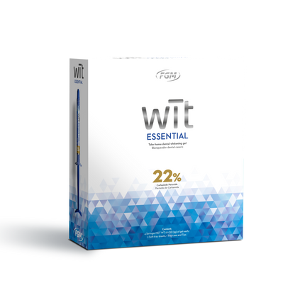 Wit Essential 22% Carbamide Peroxide Take-Home Gel Whitening Kit: 4 x 3g