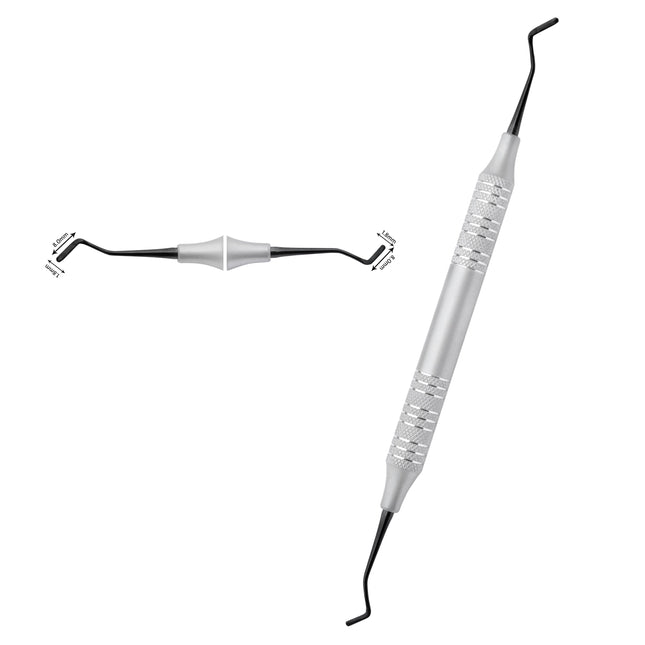 Composite Filling Instruments Double ended  Vertical In and Off set Angled, 1.8x8.00MM