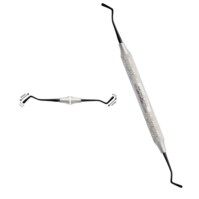 Composite Filling Instruments Double ended  Vertical In and Off set Angled, 2.2x10MM