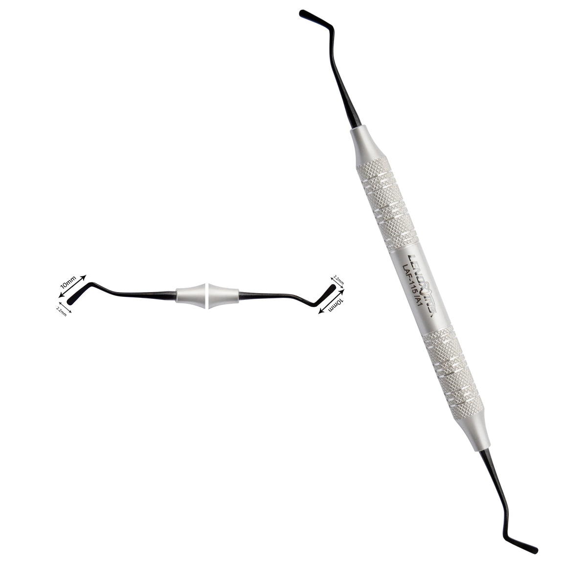 Composite Filling Instruments Double ended  Vertical In and Off set Angled, 2.2x10MM