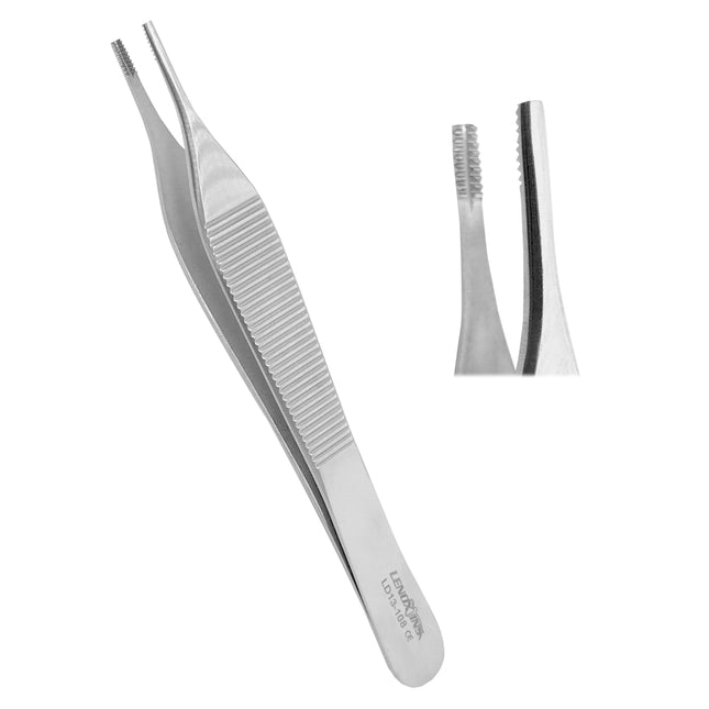 Dental Tissue Forceps Adson Brown 12cm