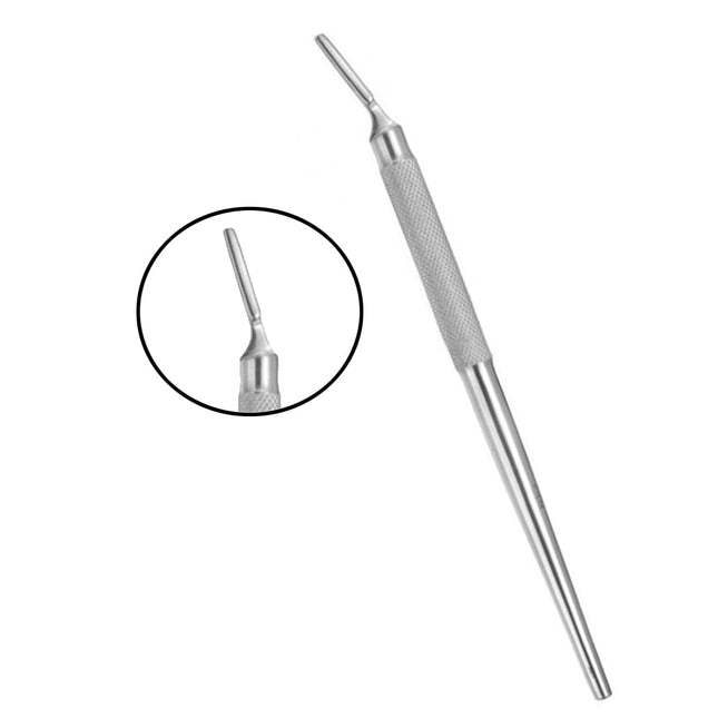 Round Scalpel Handle Angled Long # 7