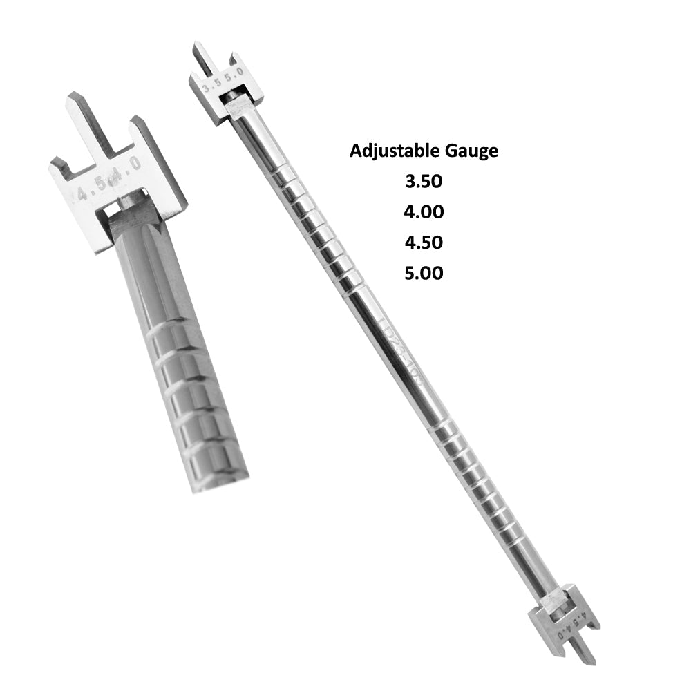 Adjustable Height Gauge 0.18 Stainless Steel,