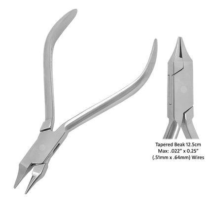 Slim Bird Beak Pliers Tapered 12cm