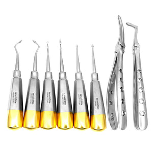 SPADE ROOT TIP KIT, 6 ELEVATORS AND 2 ROOT FORCEPS