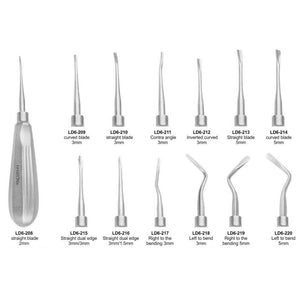 Dental Luxating Elevators Set Of 13pcs