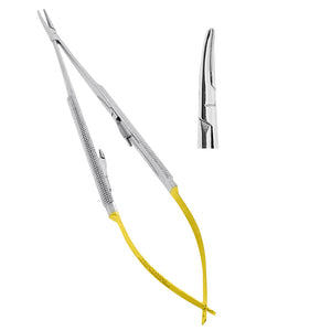 Castroviejo Needle Holders 18cm TC Curved