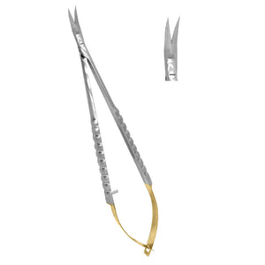 Castroviejo Surgical Scissors, 15cm  Curved TC