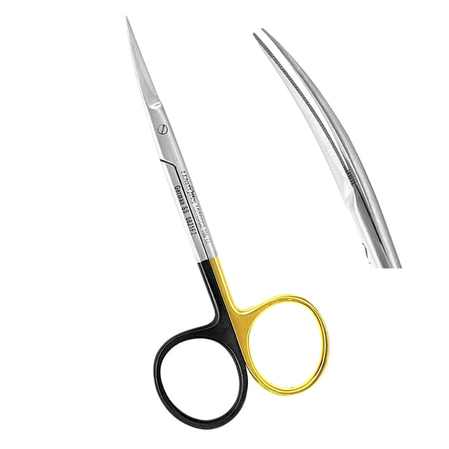 Iris Scissors TC 11.5cm,CVD Super Cut Micro Serrated